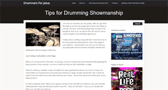 Desktop Screenshot of drummersforjesus.com