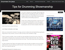 Tablet Screenshot of drummersforjesus.com